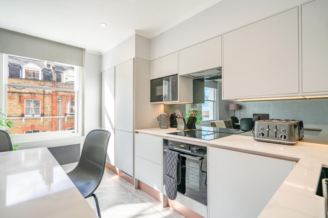 Modern & Chic One Bedroom Apartments In Fitzrovia By Sojo Stay Londra Exterior foto